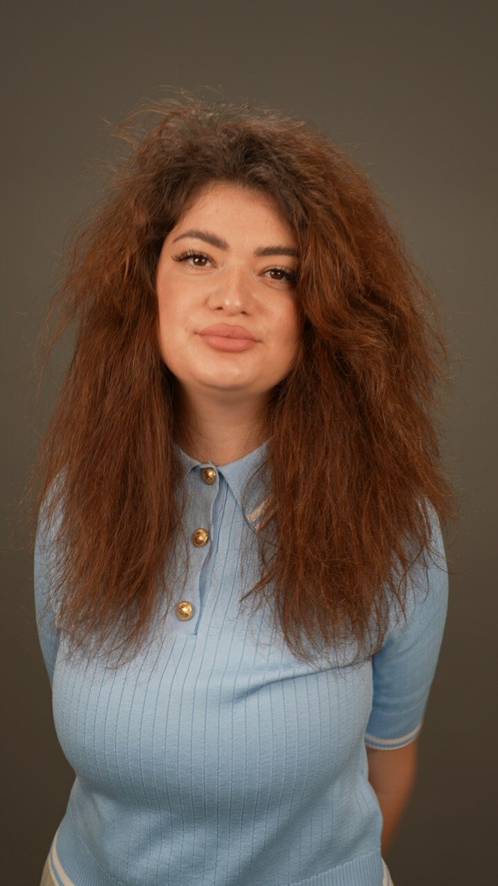 tecnica mista AirTouch e Catonatura – capelli medio grossi e porosi – SFUMATURA