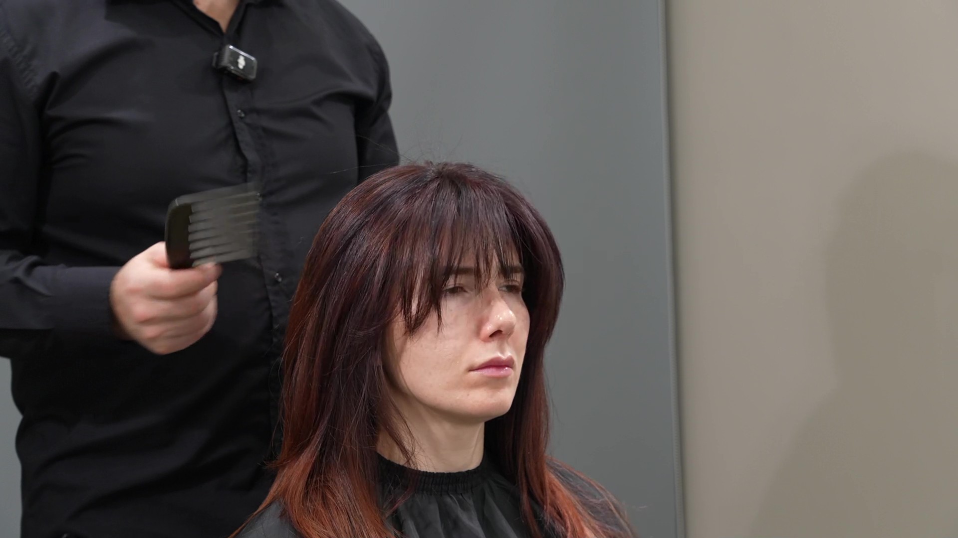 Taglio scalato con bilanciamento di volume e Air touch